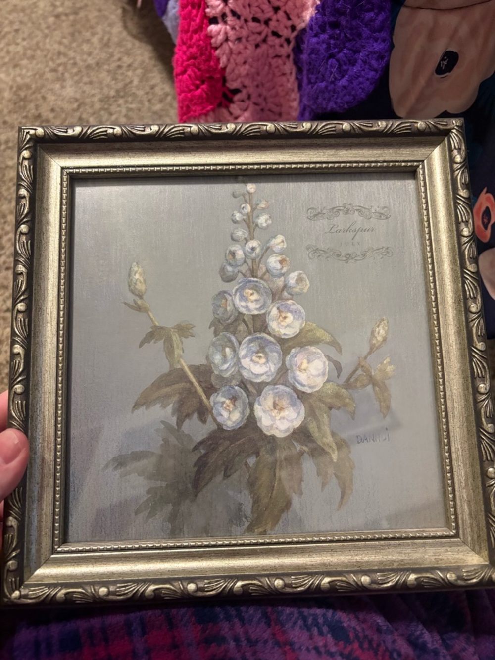 Bed Bath & Beyond Brown Board with White Sticker